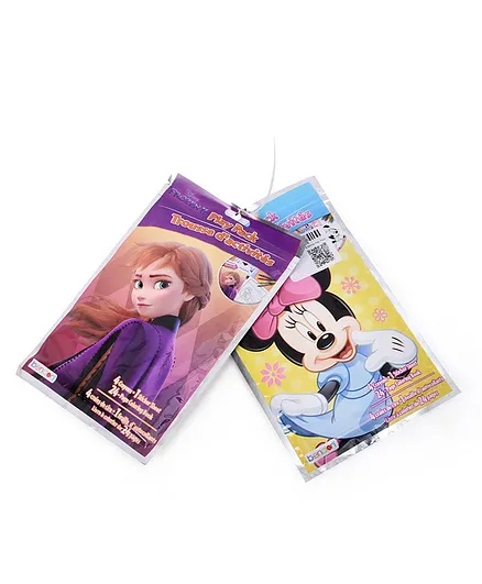 Disney Frozen & Minnie Trousse Dactivities Grab & Go Play Set Of 2  - English
