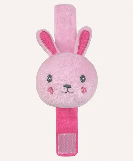 Abracadabra Wrist Rattle Bunny - Pink