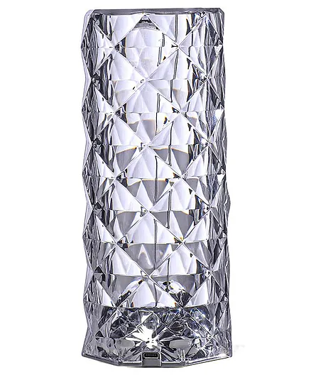 Little Step Crystal Touch Lamp- White