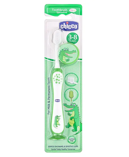 Chicco Ultra Soft Bristles Toothbrush Croc Print - Green