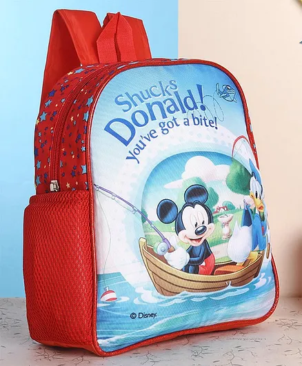 Disney Mickey Mouse And Friends School Bag Red - 11.8 Inch
