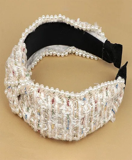 black sequins embellished hair band  Blueberry Accessories