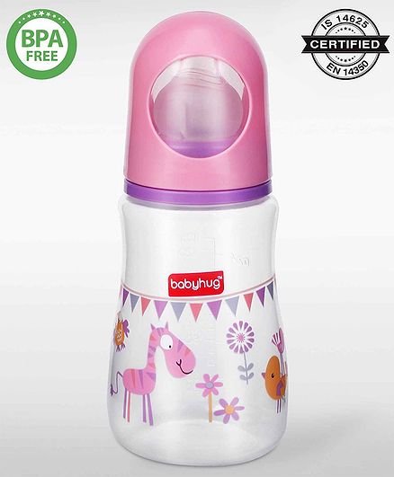 baby hug feeding bottle