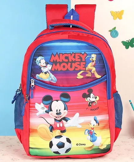 Disney Mickey Mouse & Friends School Bag Red - 18 Inches