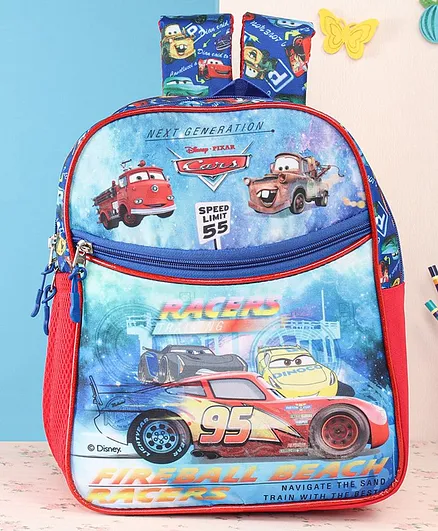Disney Pixar Cars School Bag Blue - 12 Inches