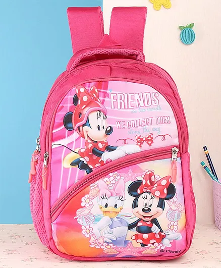 Disney Minnie Mouse & Friends School Bag Pink - 14 Inches