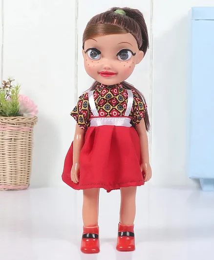 Speedage Candy Fashion Doll with Big Eyes Red - Height 27 cm