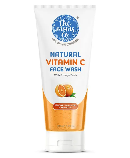 The Moms Co Natural Vitamin C Face Wash - 80 ml