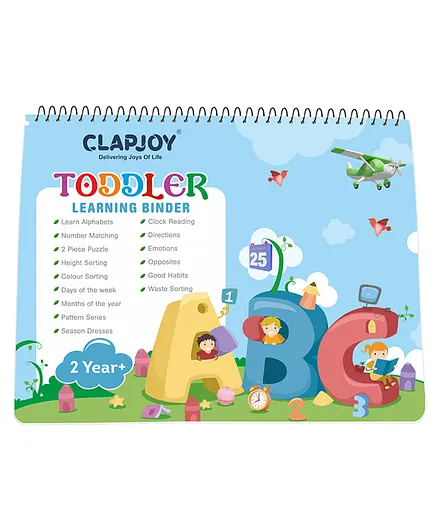 Clapjoy Velcro Book Level 2 Preschool Busy Book - English