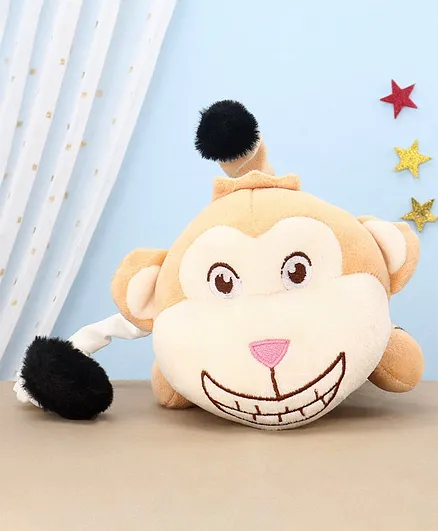 Aarohi Toys Laughing Roffel Monkey Soft Toy Length 33 cm (Colour May Vary)