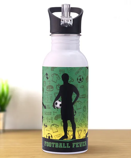 Football Theme Stainless Steel Color Changing Magic Bottle - 600 ml