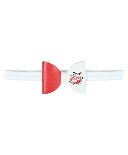Aye Candy One In A Melon Bow Headband - Red