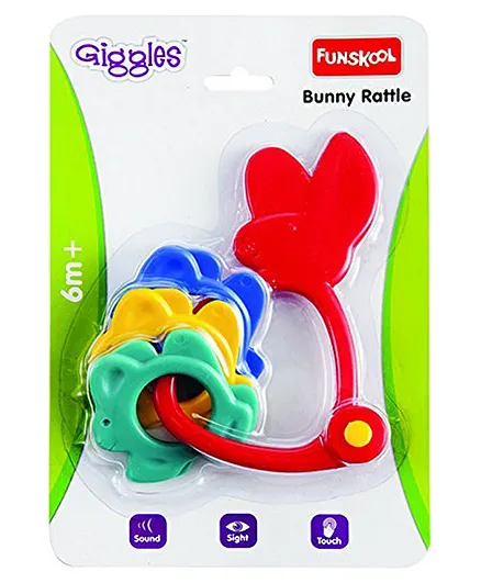 Funskool Giggles Bunny Rattles Multicolour Online India, Buy Baby Rattles  for (0-24 Months) at 1301751