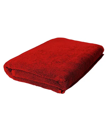 The Better Home Bamboo Bath Towel-Red