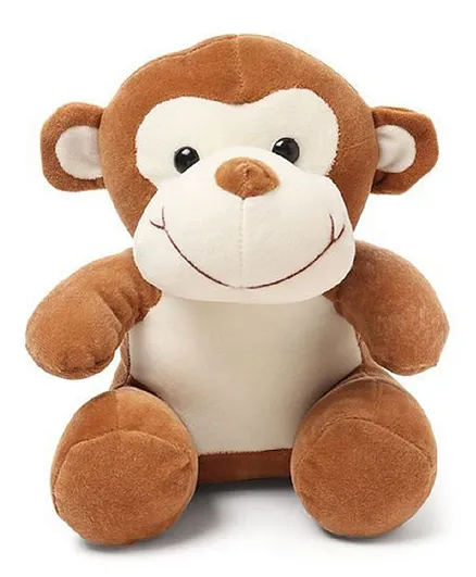 Frantic Premium Soft Toy Zoo Monkey for Kids - Height 20 cm