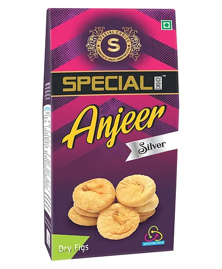 Special Choice Anjeer Dry Figs Silver Vacuum Pack of 1 - 250 g