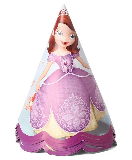 Karmallys Sofia the First Paper Cap Pack of 10 - Purple & Blue