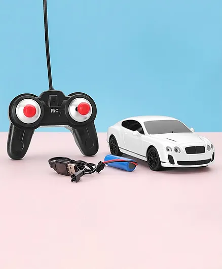 PlayZu Remote Control Grand Tourer Car - White