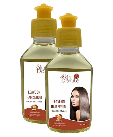 Skin Beaute Leave On Hair Serum For All Hair Types Pack Of 2 - 90 ml Each Online in India, Buy at Best Price from - 13071666 Skin Beaute Leave On Hair Serum For All Hair Types Pack Of 2 - 90 ml Each Online in India, Buy at Best Price from - 13071666