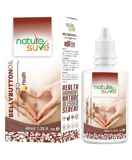Nature Sure Belly Button Nabhi Oil for Health and Beauty in Men & Women - 40 ml