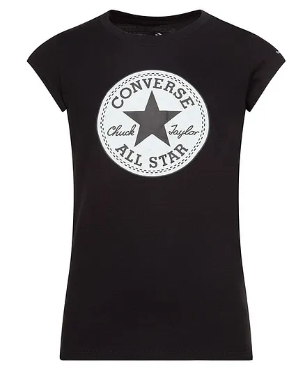 Converse Short Sleeves Chuck Patch Gfx Tee - Black