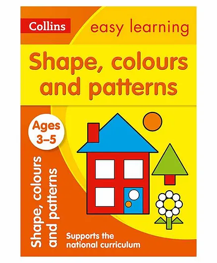 Easy Learning Colors Shapes and Patterns Activity Book - English