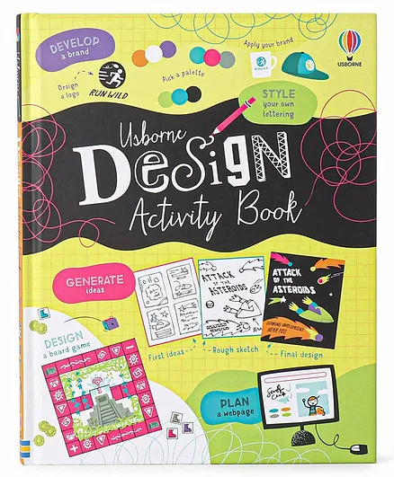 Usborne  Design Activity Book - English