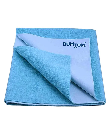 Bumtum Dry Sheet Instadry Leakproof Baby Bed Protector Medium Size  - Navy Blue