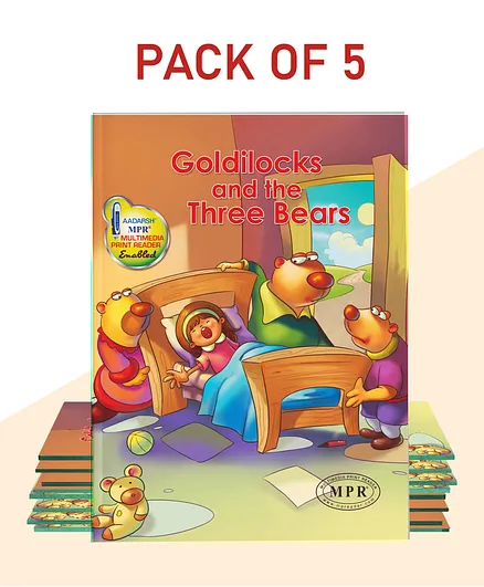 Goldilocks And The Three Bears Story Books Pack of 5 - English