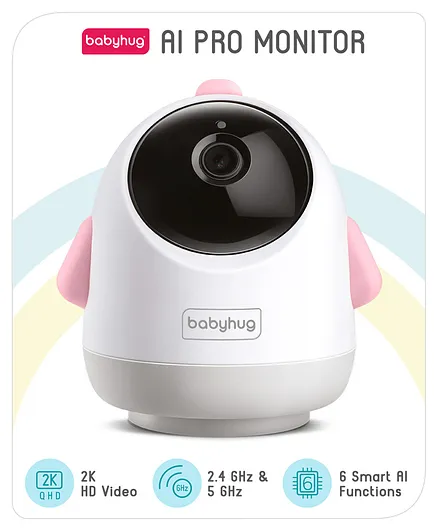 Babyhug AI Pro Monitor - Pink