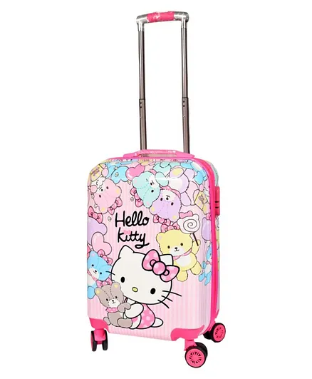 D Paradise Hard Case Trolley Bag Hello Kitty Print - 20 Inches