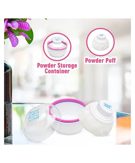 Mee Mee Soft Powder Puff With Case - Pink