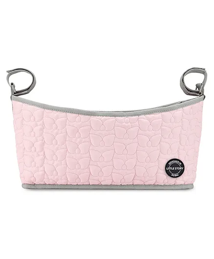 Little Story Premium Stroller Bag Quilted - Pink