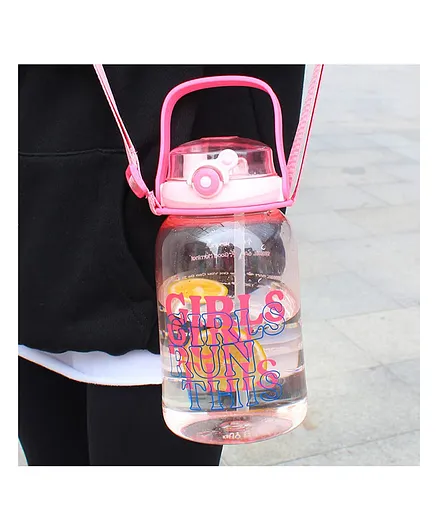 Sanjary Cartoon Water Bottle Pink - 1500 ml