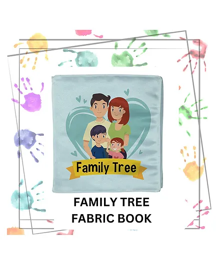 Right Gifting Satin Fabric Family Tree Cloth Book- English