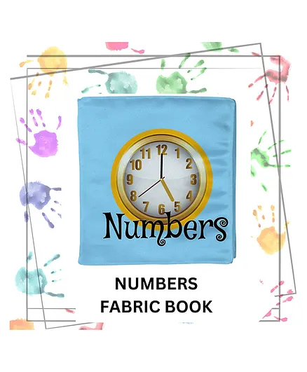 Right Gifting Satin Fabric Learning Numbers Cloth Book- English
