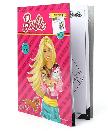 Sticker Bazaar Barbie Fun Colouring Book - English