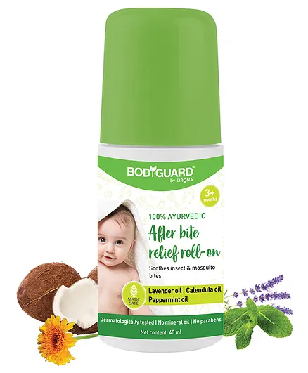 Bodyguard 100% Ayurvedic After Bite Relief Roll On for Baby - 40ml