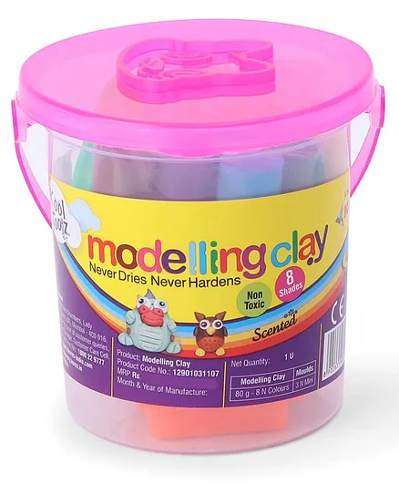 Kores Modelling Clay Bucket Pink - 80 g