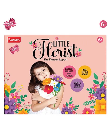 Funskool Handyfcrafts Little Florist Arts & Craft Kit DIY Kit - Multicolour