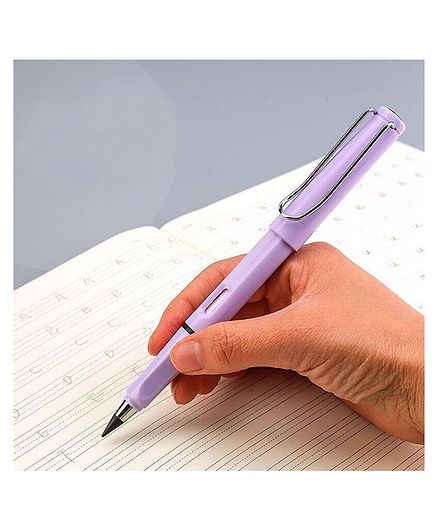 Muren Everlasting Pencil Technology Unlimited Writing Eternal Pencil No Ink Magic Pencils Plastic Clip Inkless Pencil With Eraser - Pack of 3 (Color May Vary) Online in India, Buy at Best Price from FirstCry.com - 13679384