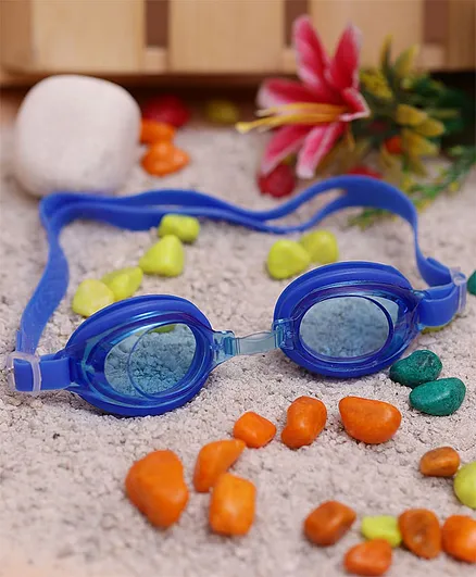 Passion Petals Goggles  Anti fog swimming Glasses - Blue