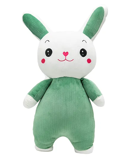 SANISHTH Super Soft Fabric Denny The Jumpy Bunny Toy Green - Height 60 cm