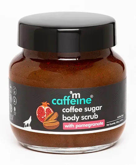 mCaffeine Coffee Sugar Body Scrub with Pomegranate - 250 g