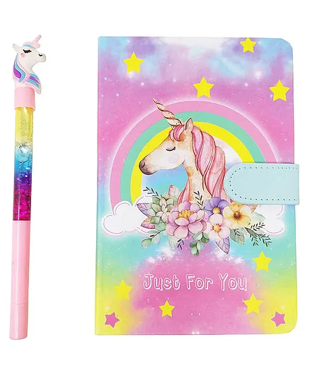New Pinch Unicorn Diary Water Glitter Pen Multicolour Online