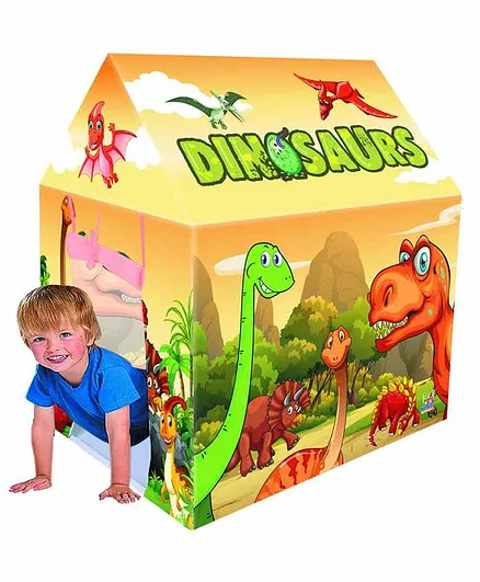 Webby Dinosaur Play Tent House - Yellow