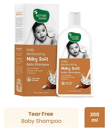 Mother Sparsh Baby Daily Moisturizing Milky Soft Baby Shampoo - 200 ml