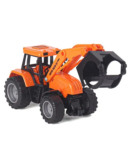 Toyzone Super Builder Grab Loader Friction Toy Car - Orange