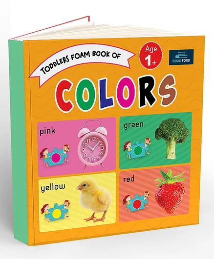 Toddlers Foam Book Learn Colors - English
