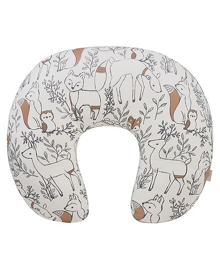 Crane Baby Feeding & Nursing Pillow Ezra Collection - Multicolor